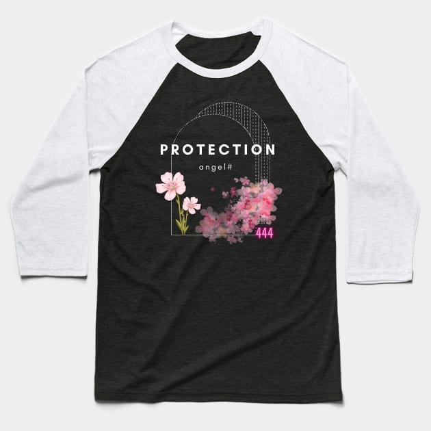 Protection, Angel number 444 Baseball T-Shirt by MOFF-